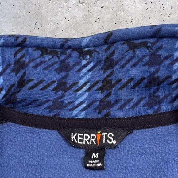 Kerrits Muzzle Nuzzle Pullover Kids Medium Blue Horse Pony Equestrian Riding - Picture 5 of 9